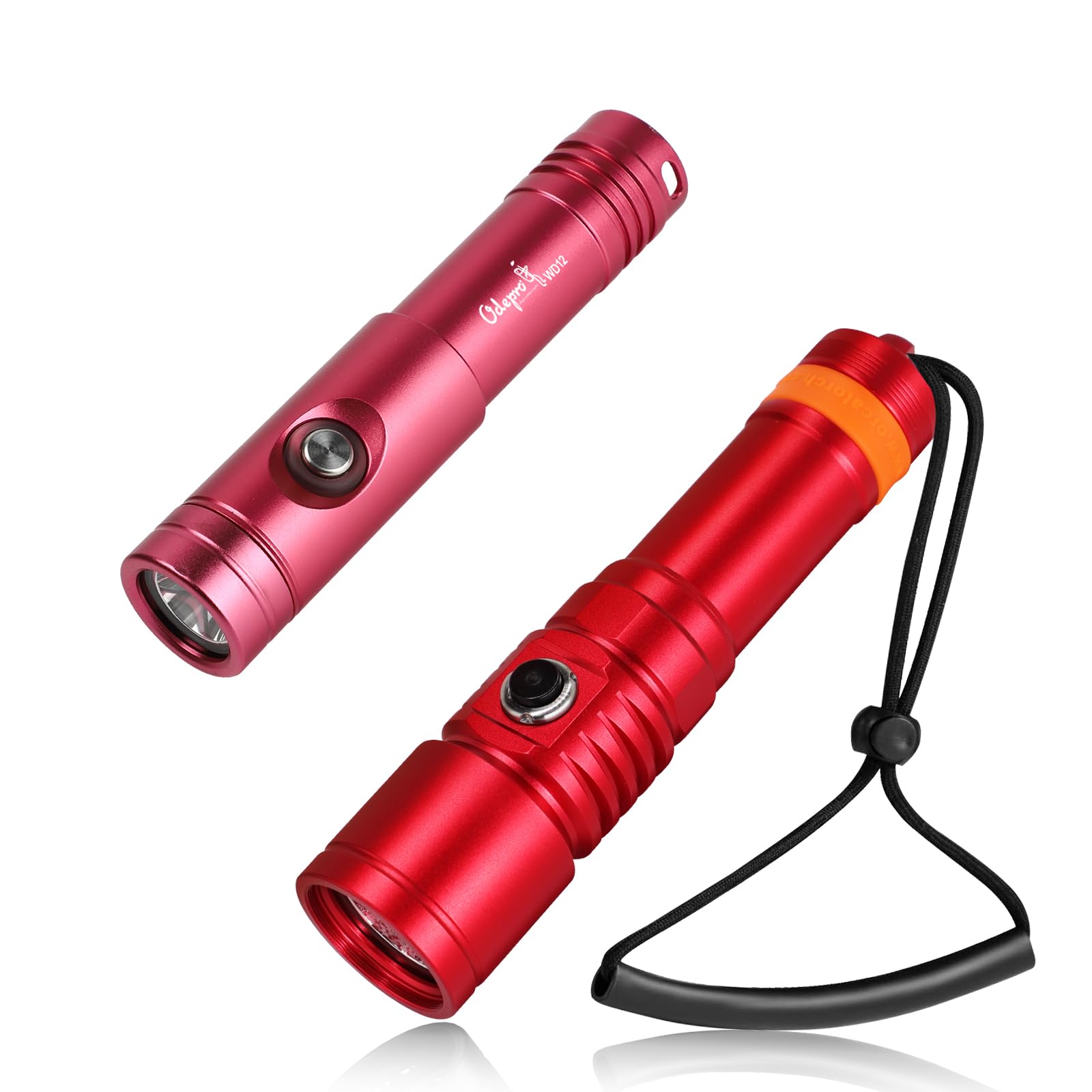 ORCATORCHD710 3000 Lumens Dive Light & Odepro WD12 980 Dive Light Combo