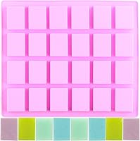 Vista 1 de 24 Cavity Rectangle Silicone Candy Molds For Candy Caramel Energy Bars