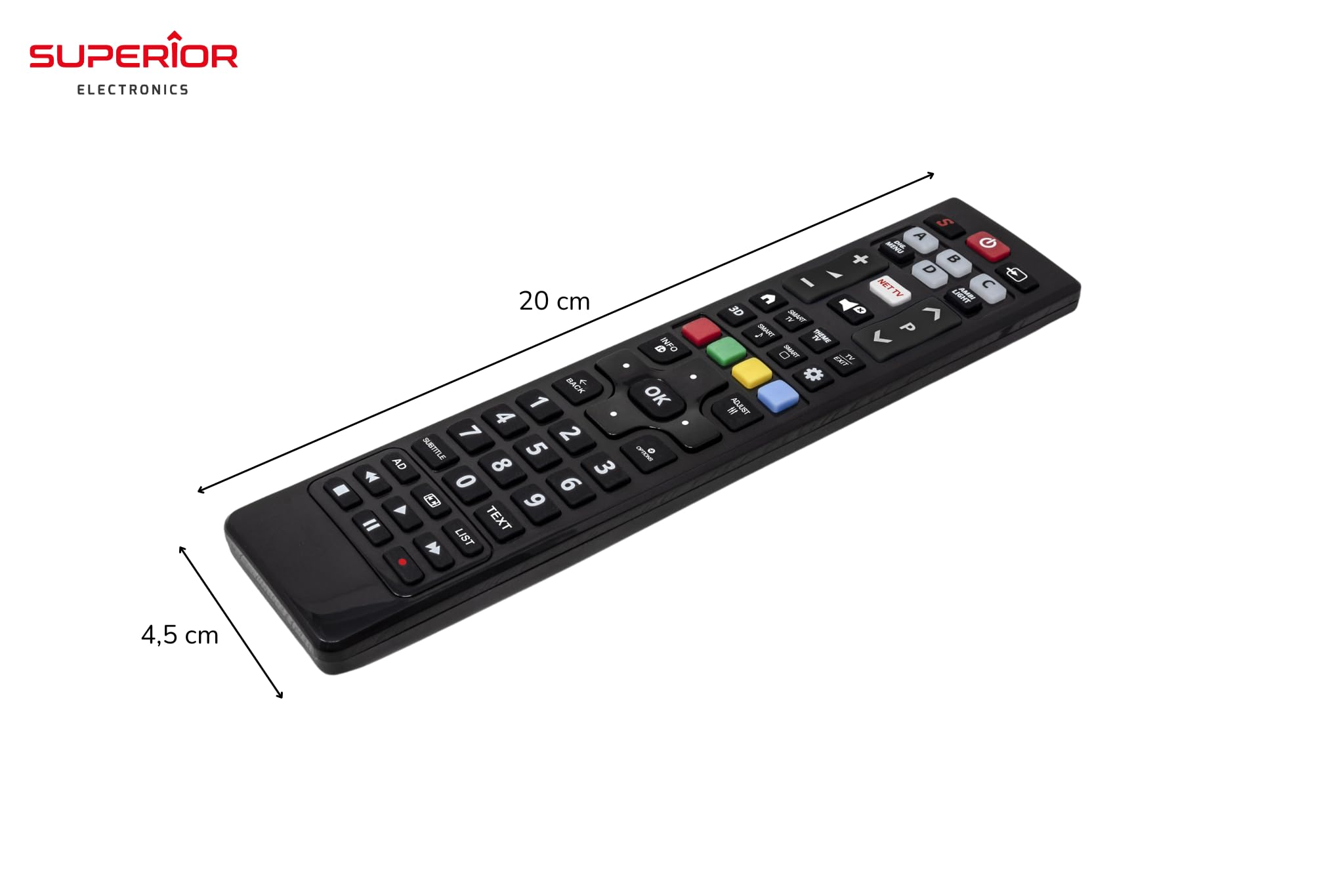 Doskonały uniwersalny pilot zdalnego sterowania do wszystkich telewizorów Philips, sup034.
