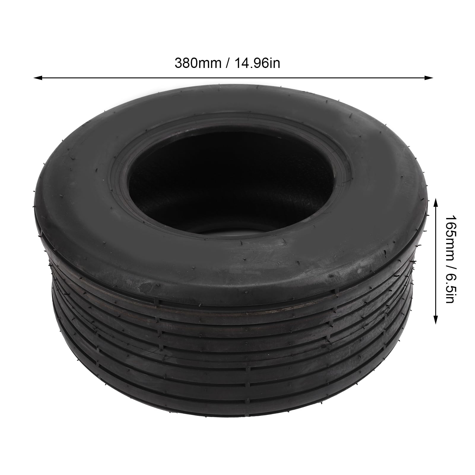 Amazon.co.jp: Akozon 16x6.50-8 チューブレスタイヤ耐久性のあるゴム