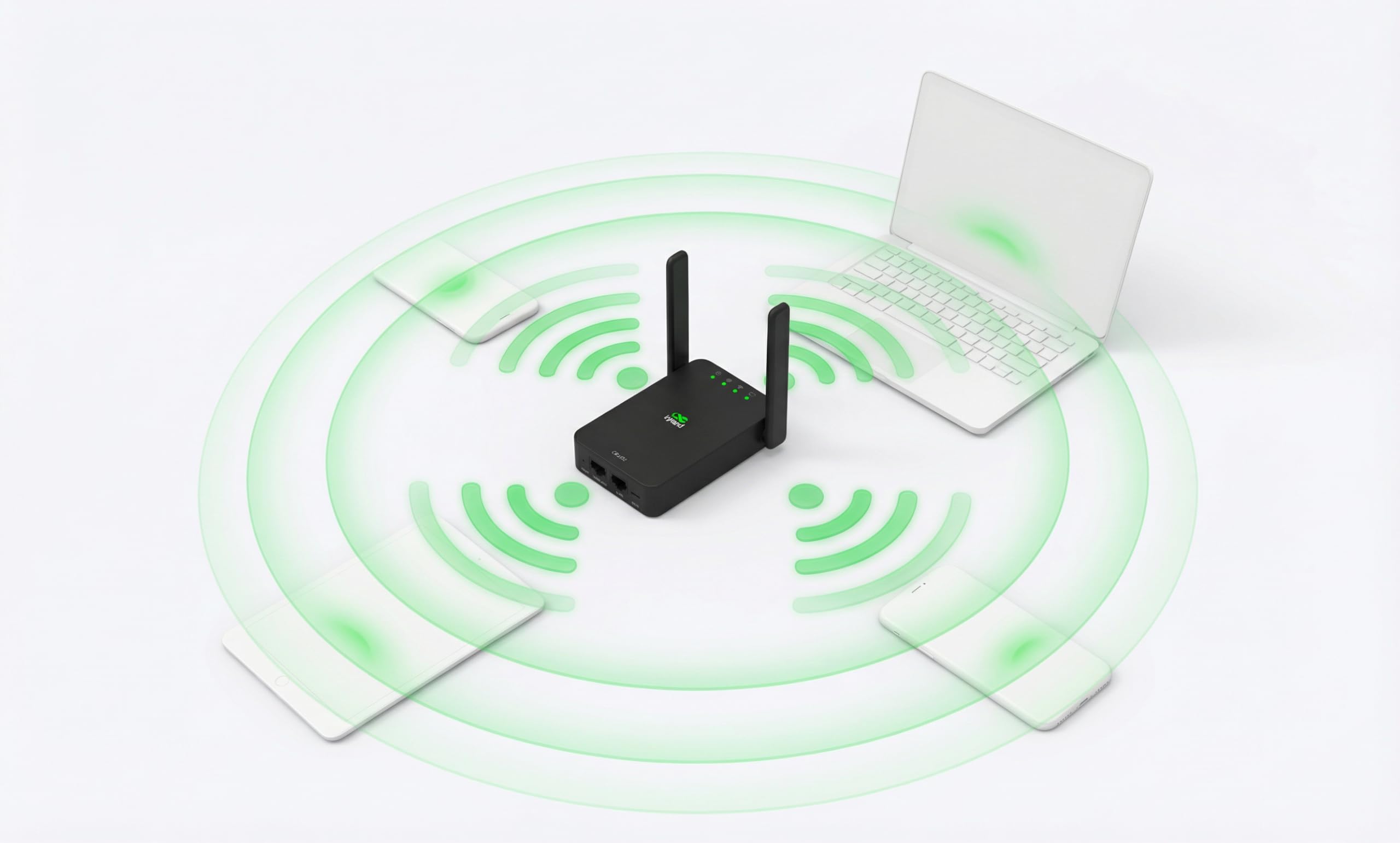 InHand Networks CR202-Lite - Enrutador 4G LTE con batería de 3000 mAh, portátil, con ranura para tarjeta SIM, gestión en la nube, VPN, Cat4, para M2M, IoT, oficina en casa, obra y camping