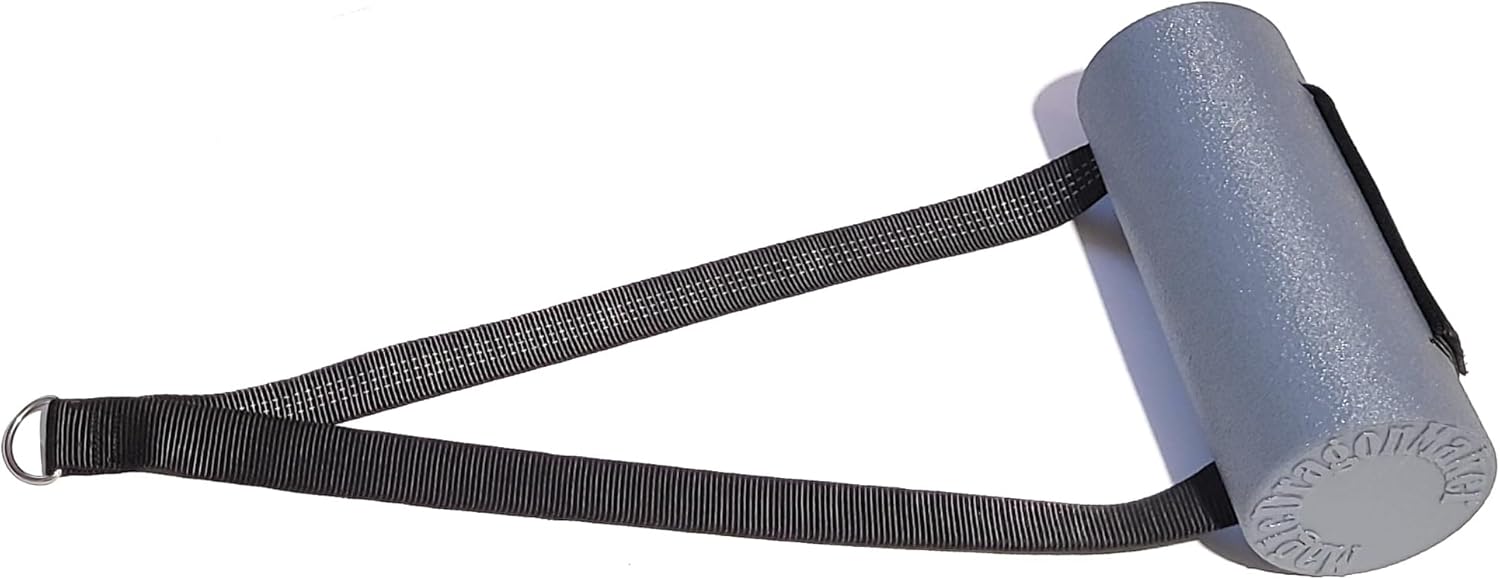 Arm Wrestling Exercise Handle, Cupping Handle, 3.25" Wrist Wrench Handle and Strap, Wrist & Forearm Strengthener, Workout Equipment