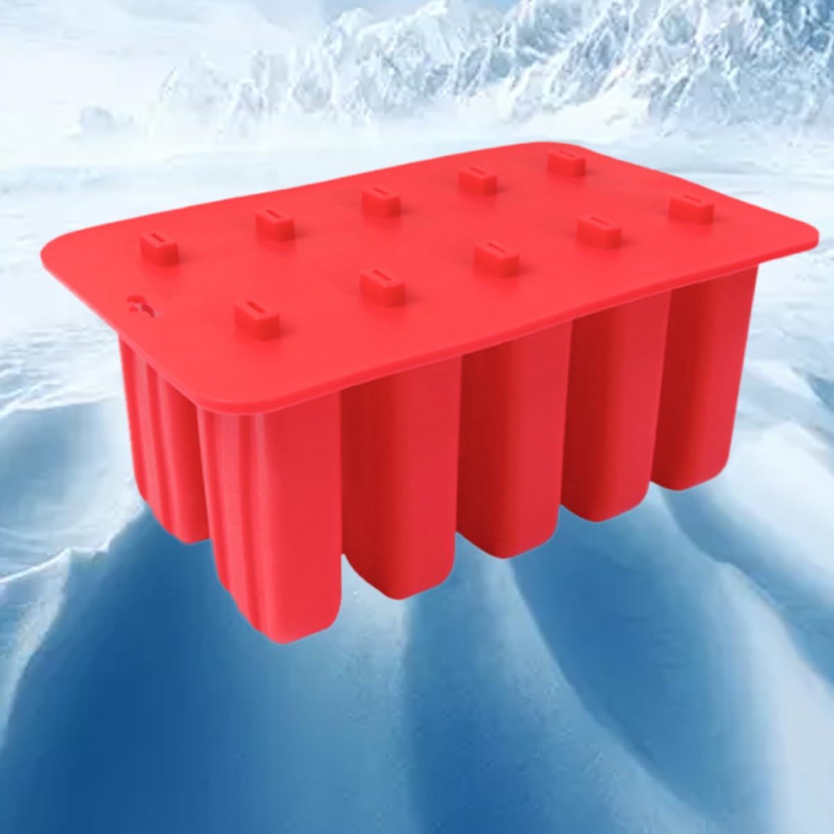 COLLBATH Eis Am Stiel-form Aus Silikon Geruchsneutral Und Sicher Für Zuhause Und Küche Leicht Zu Reinigen Und Wiederverwendbar