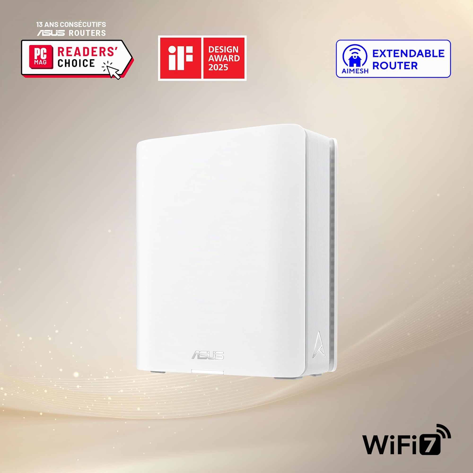 Asus Zenwifi Bt8 - WlaN-System - (router) - Netz 2,5gbe, 5gbe, 10gbe MultI-Band (90ig0930-Mo3b00)