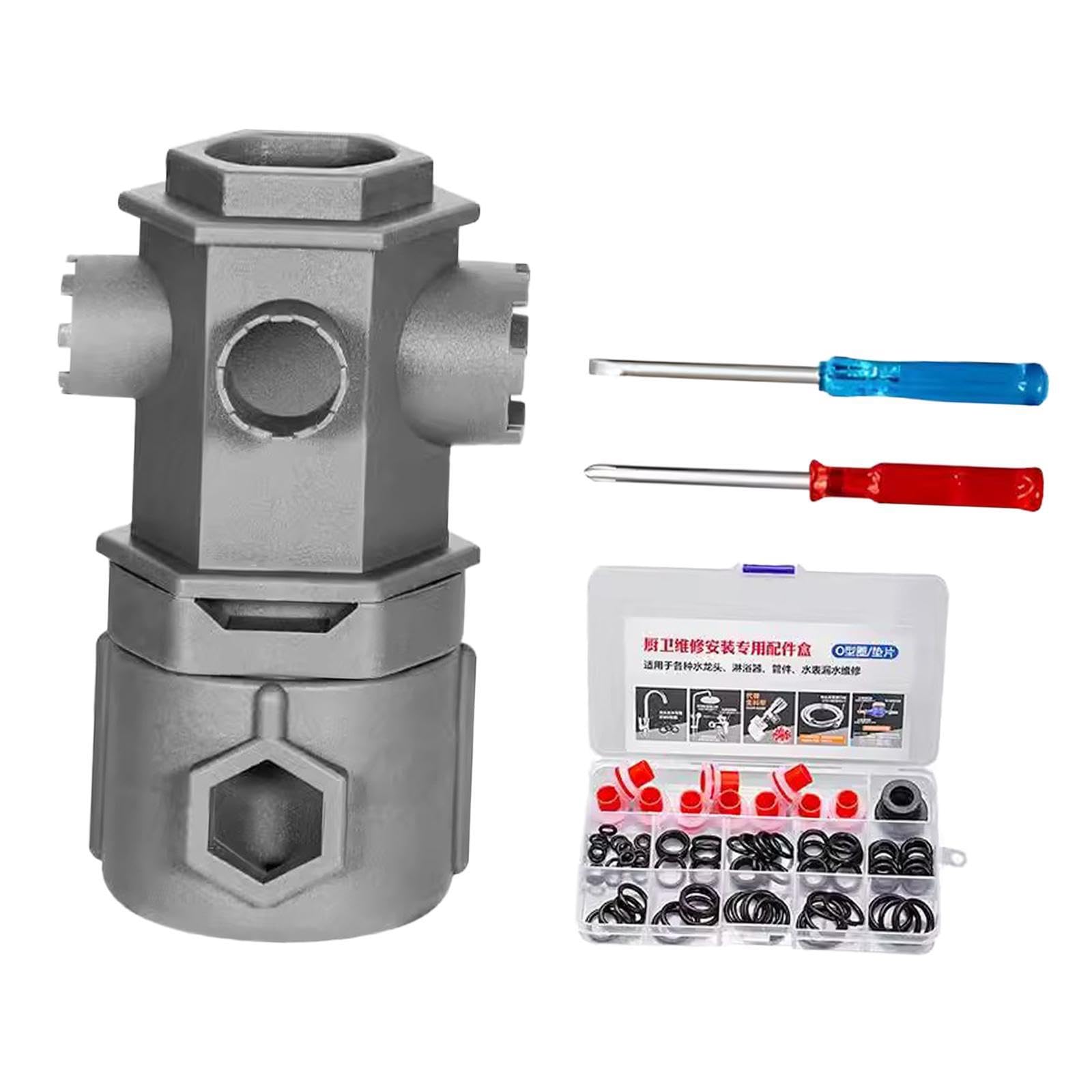 TWISAXC Effortless Faucet Wrench Tool Set Easy to Carry and Compact and Reliable Kitchen Bathroom Plumbing Solution Portable Sink Kitchen Plumbing Repair