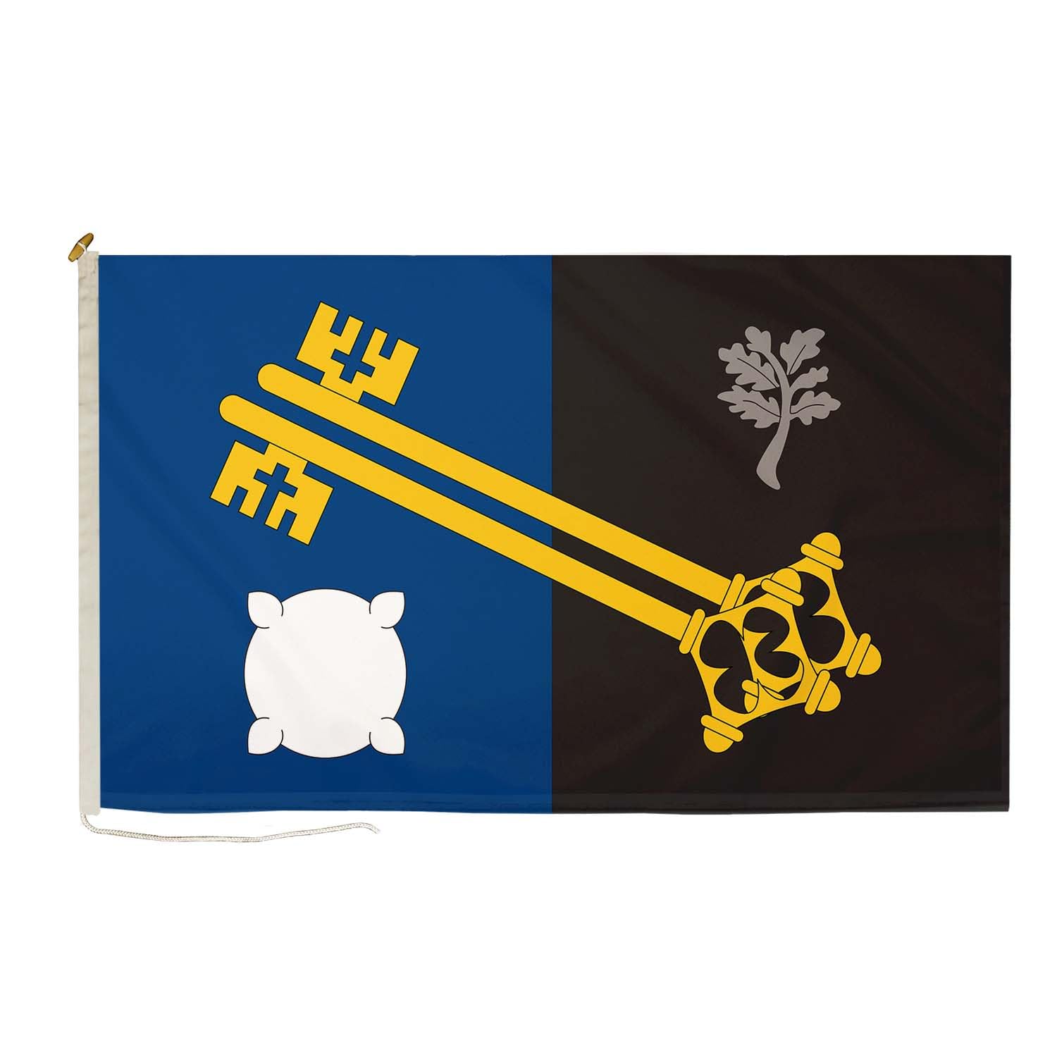 DuraFlag Surrey Old Large 8ft x 5ft Rope and Toggled 250 x 150 cm Premium Quality Flag — image 1