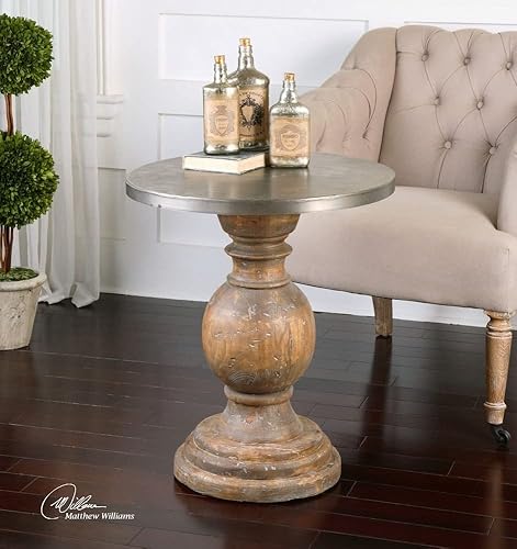 Miniatura 2 de Uttermost Blythe - Mesa decorativa de madera, color marrón