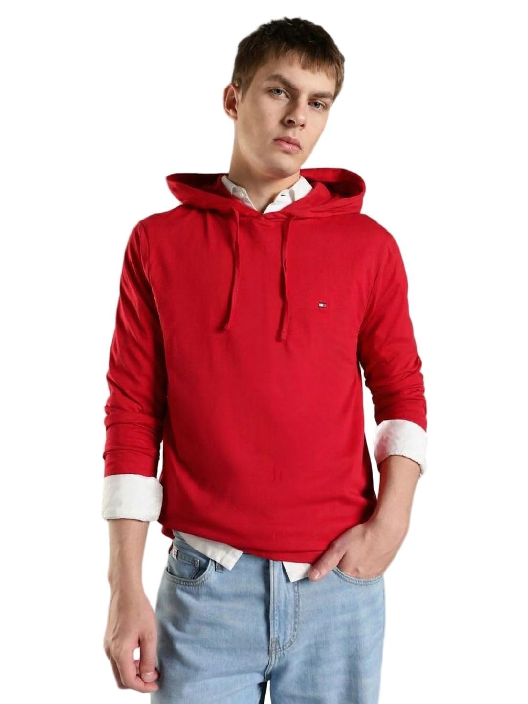 tommy hilfiger Solid Regular Fit Cotton T-Shirt-picture-34