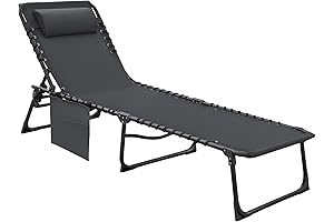 Flamaker Foldable Chaise Lounge Chair, Your Perfect Outdoor Companion