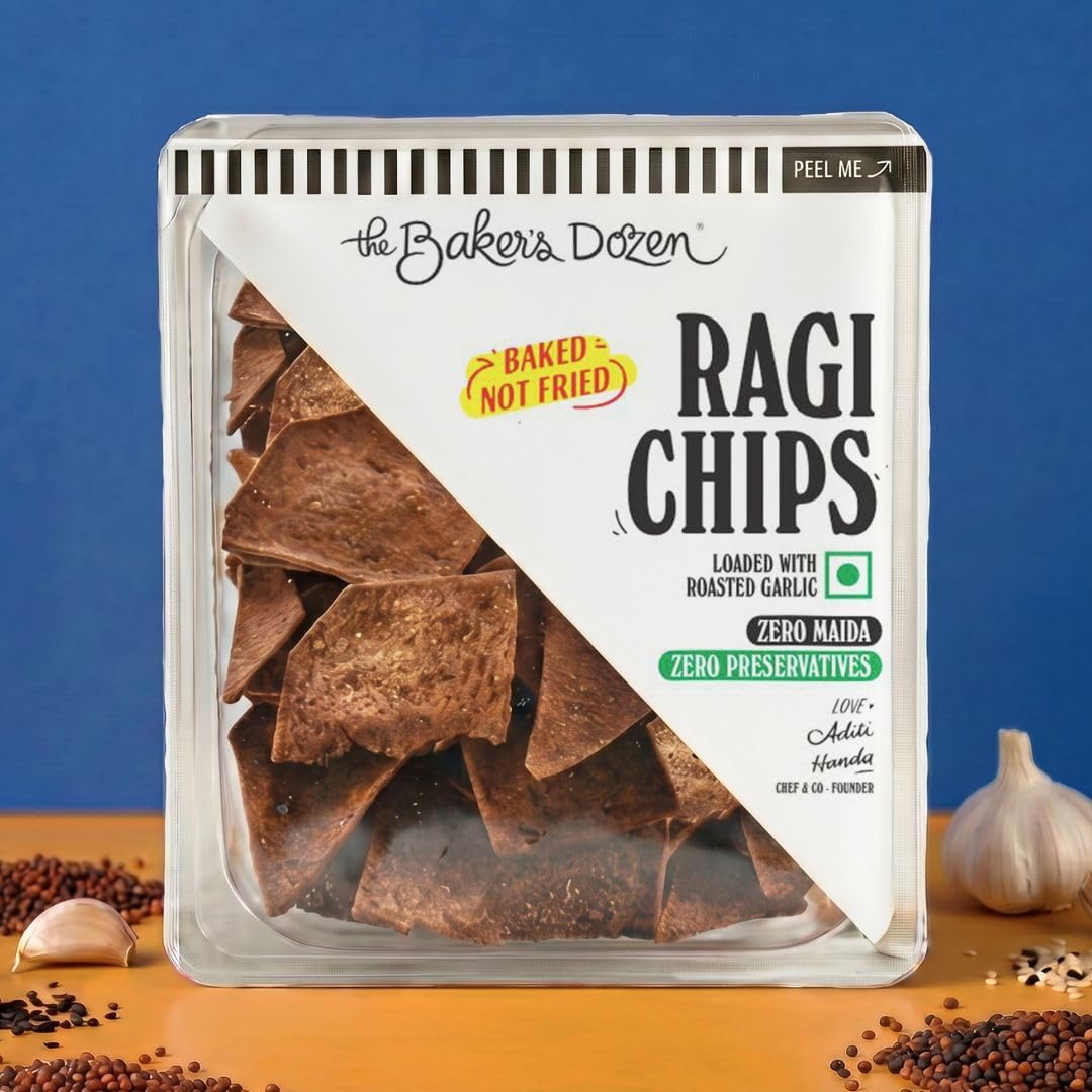 The Baker's Dozen Ragi Chips, 100 g