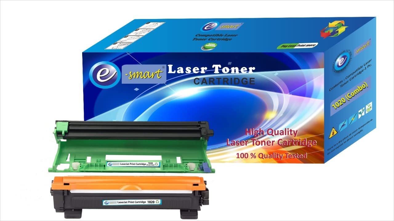 e-smart 1020 Toner Cartridge & Drum Unit (Combo) Compatible for Brother HL-1111, HL-1201, HL-1211W, DCP-1511, DCP-1514, DCP-1601, DCP-1616NW, MFC-1811, MFC-1814, MFC-1911NW Printer. (B0C5XWLFHL) Amazon Price History, Amazon Price Tracker
