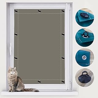 AIYOUVM Osłona przeciwsłoneczna na okno dachowe, przyssawka do pokoju pozostaje chłodna, ochrona przed wysoką temperaturą, materiał zaciemniający do dowolnych okien, 180 x 60 cm