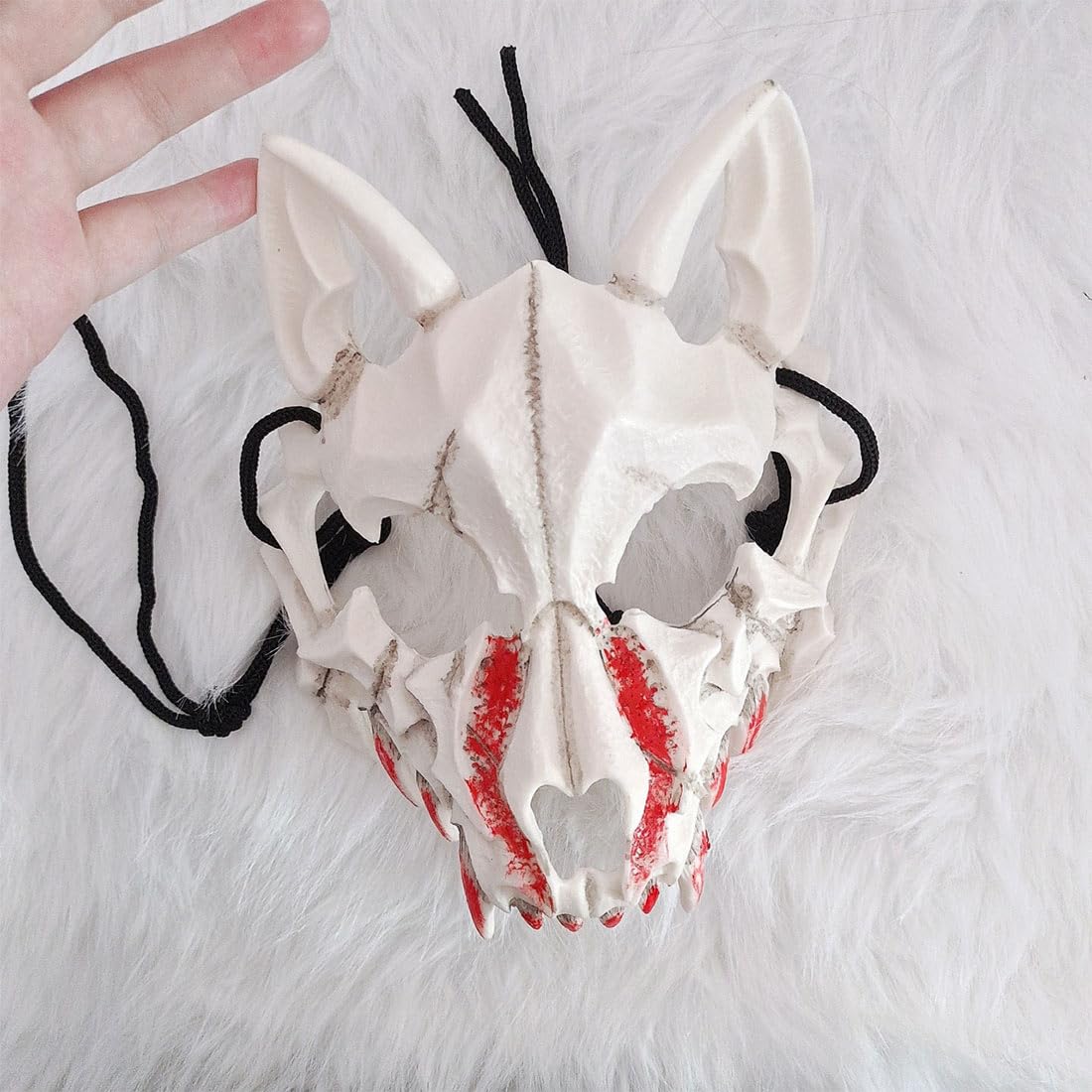 Maschera per Halloween, lupo mannaro, maschera per cosplay, maschera spaventosa, maschera decorativa, costume di Halloween, novità, maschera horror, gioco di ruolo per adulti