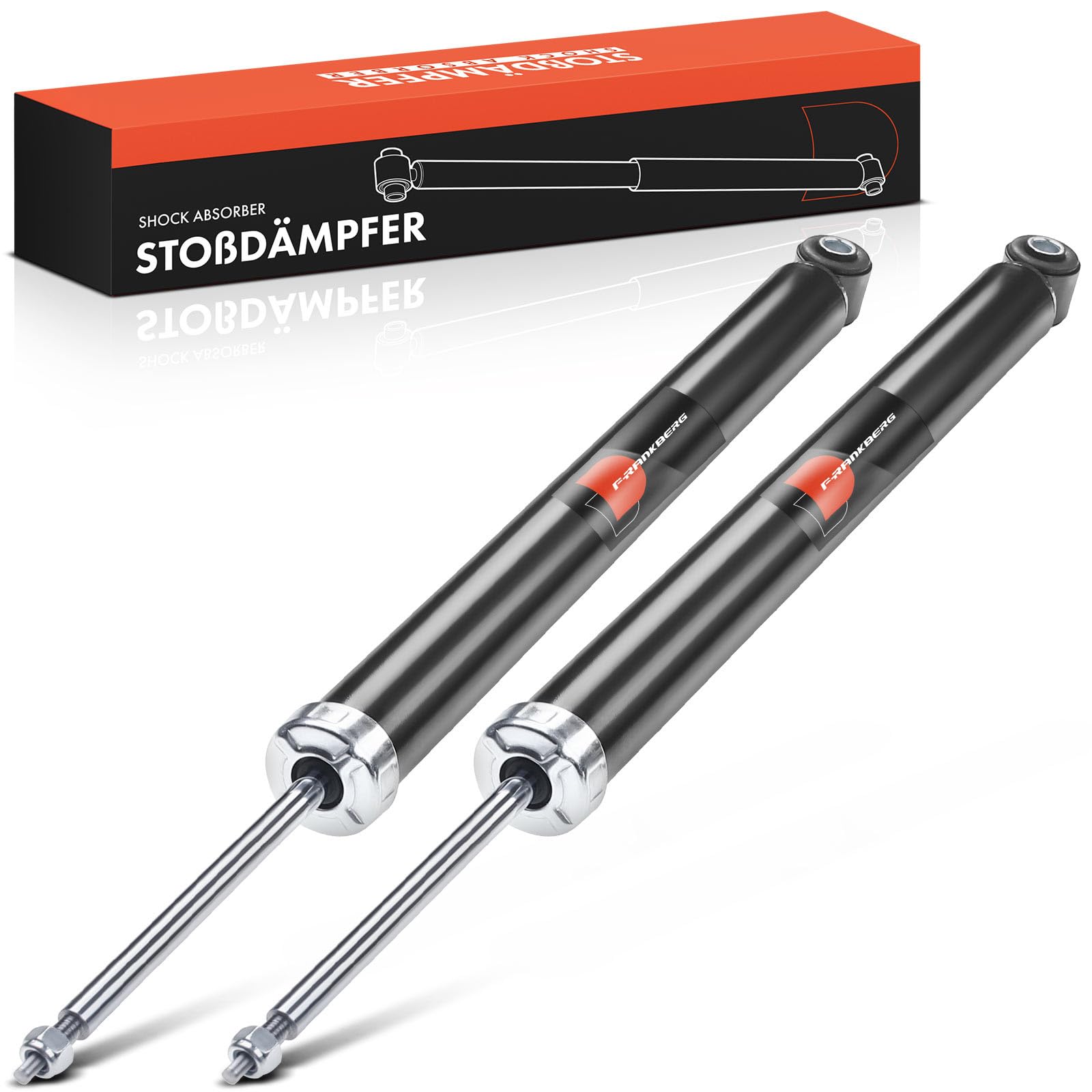 Frankberg 2x Stossdämpfer Stoßdämpfer Hinten Links Rechts 708mm Gasdruck Kompatibel mit 3 BL C-Max DM2 Focus C-Max DM2 Focus II DA DP HCP Replace# 313291,23988