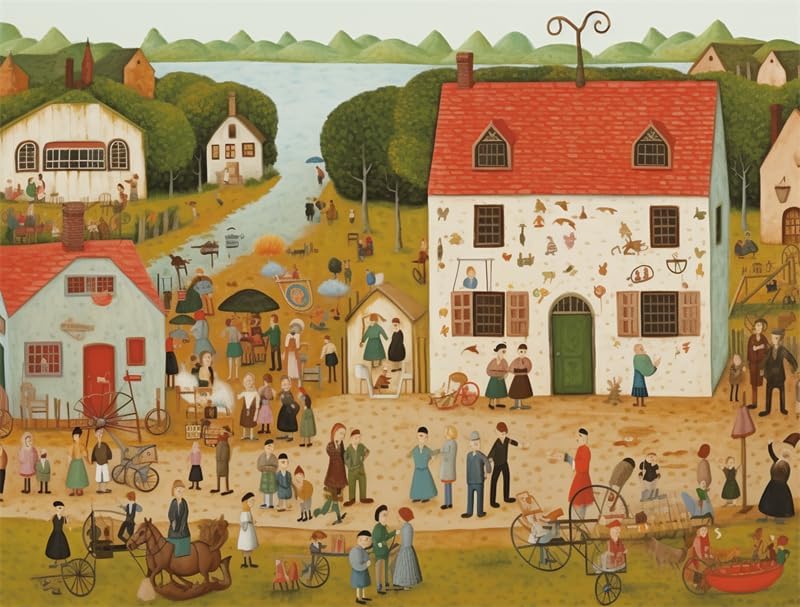 Puzzles for Adults 300 Pieces Jigsaw Puzzles All Heart Veterinary Clinic Dogs Cats Bunnies Sheep Country Formation Wooden DIY Home Decor Wall Art disponible en Yaxa Costa Rica