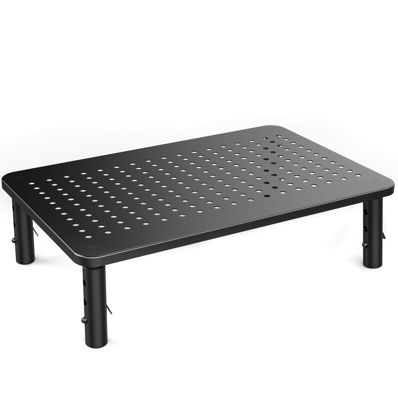 HUANUO Monitor Stand Riser 3 Height Adjustable Monitor Stand Ergonomic Metal Monitor Riser