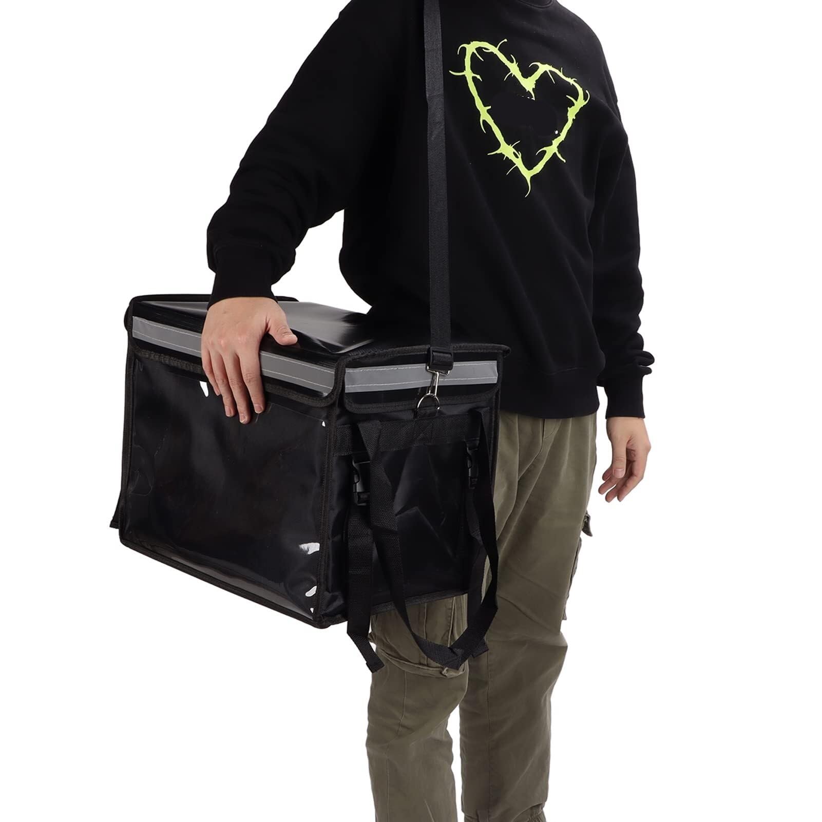 Mochila for Reparto de Comida, Bolsa Aislante for Pizza, Ideal for Reparto Profesional de Comida y comestibles, restaurantes, Catering y Transporte de camareros.