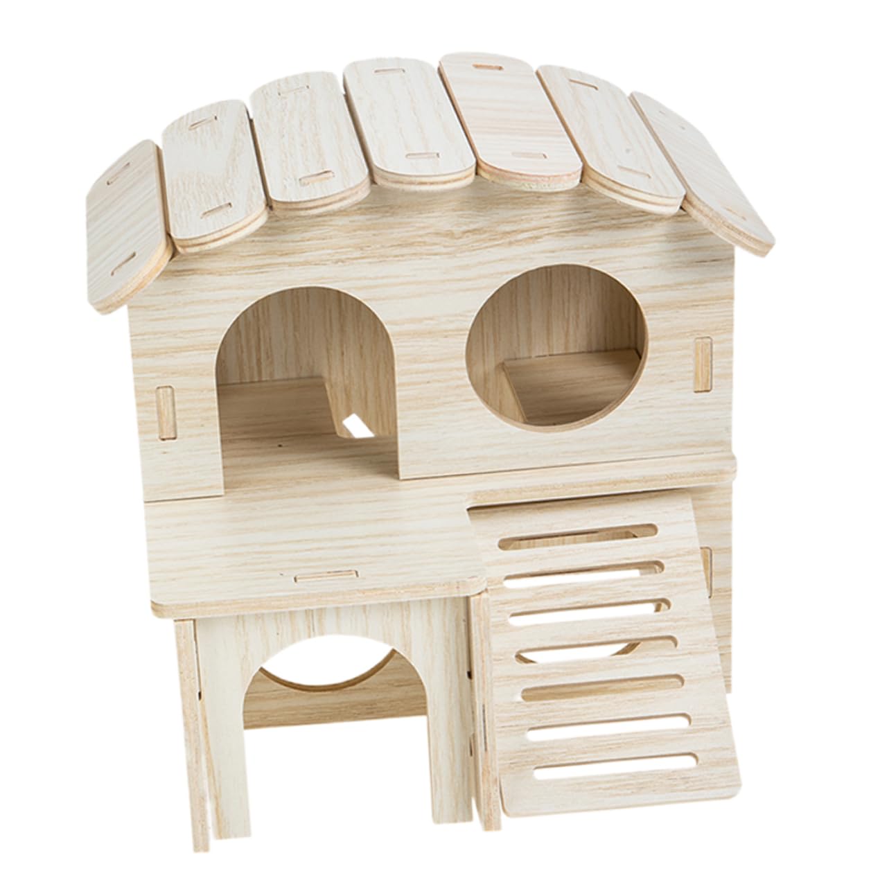 Milisten 5 Uds Mecanismo De Animales Pequeños De Varias Plantas Casa De Madera Delicada Casa De Hámster Cabaña De Madera para Conejillo De Indias Jaula Decorativa para Escondite De Ratas
