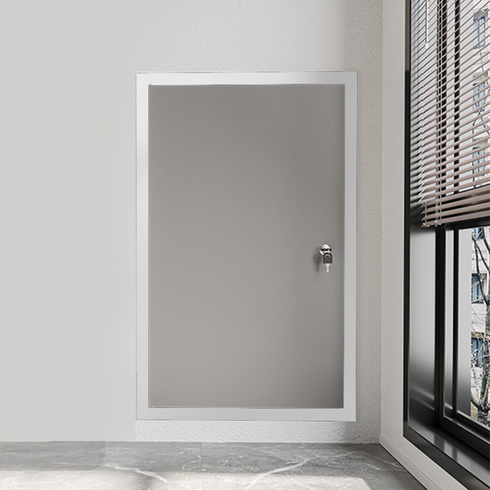 Niestandardowy metalowy panel drzwiowy 20 x 36 24 x 40 28 x 32 - zamek i klucz serwisowy drzwi wału łatwa instalacja, zdejmowany panel dostępu do ściany (70 x 110 cm)