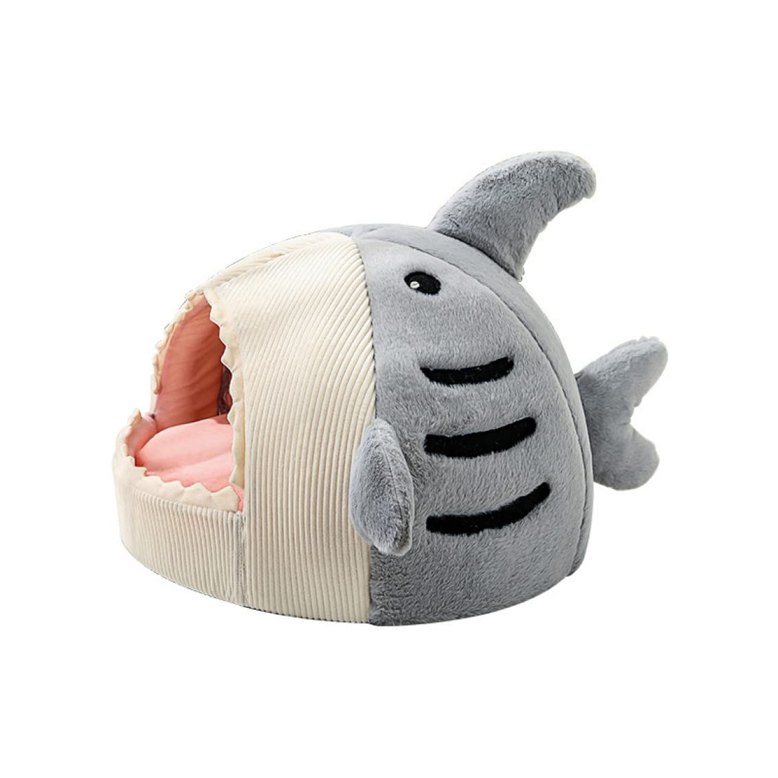 Amazon | [JUI3N] グレー ペットベッド ドーム 犬ベッド ペットハウス