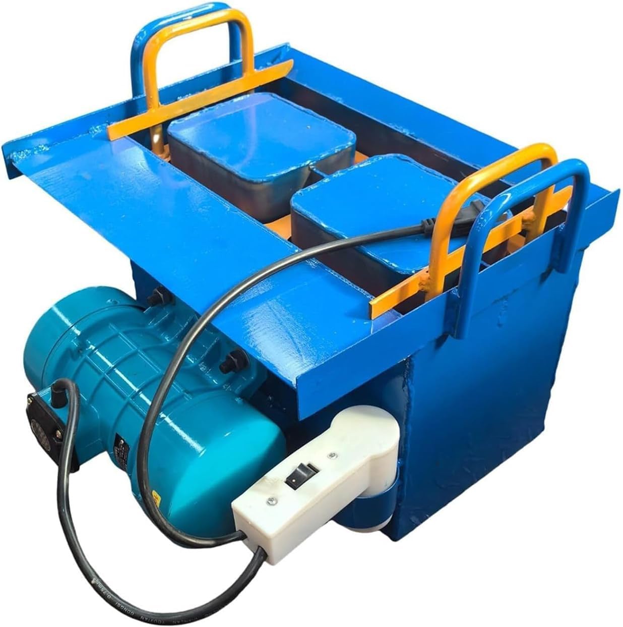 Portable Automatic Concrete Block Making Machine - Fast 45s Vibration Forming, 30 Bricks/Hour, High Efficiency Cement Brick Production for Construction Projects