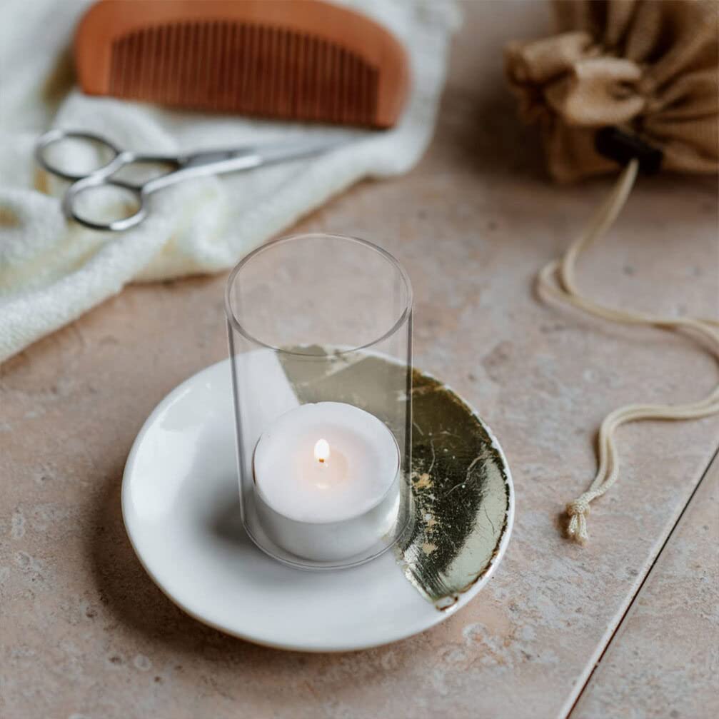 BESPORTBLE 12pezzi Paralumi Vetro Per Decorazioni e Semplici Per Romantiche Per Votivi e