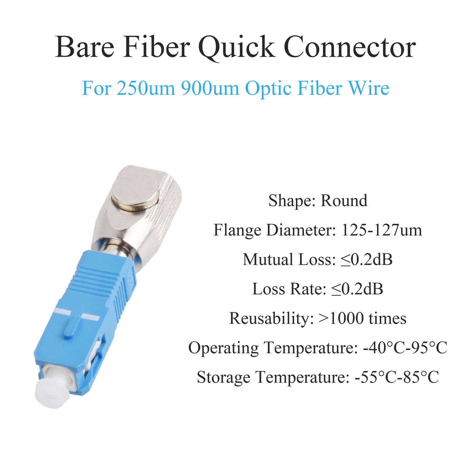 Glasfaser Werkzeugset 9-teilig Quadrat SC/UPC mit Tester