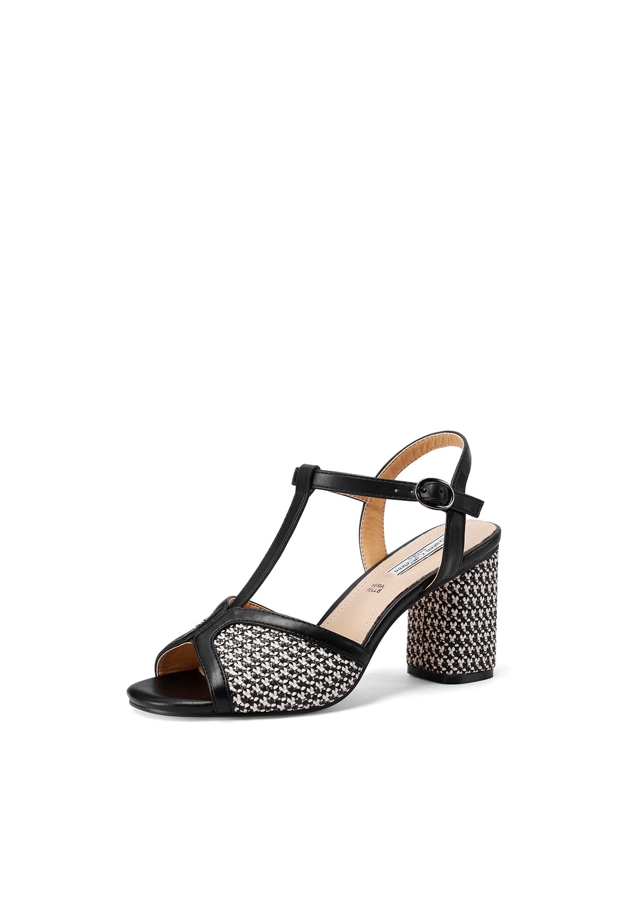 QUEEN HELENA Sandali T-Bar con tacco Largo Casual Eleganti Donna ZM9936