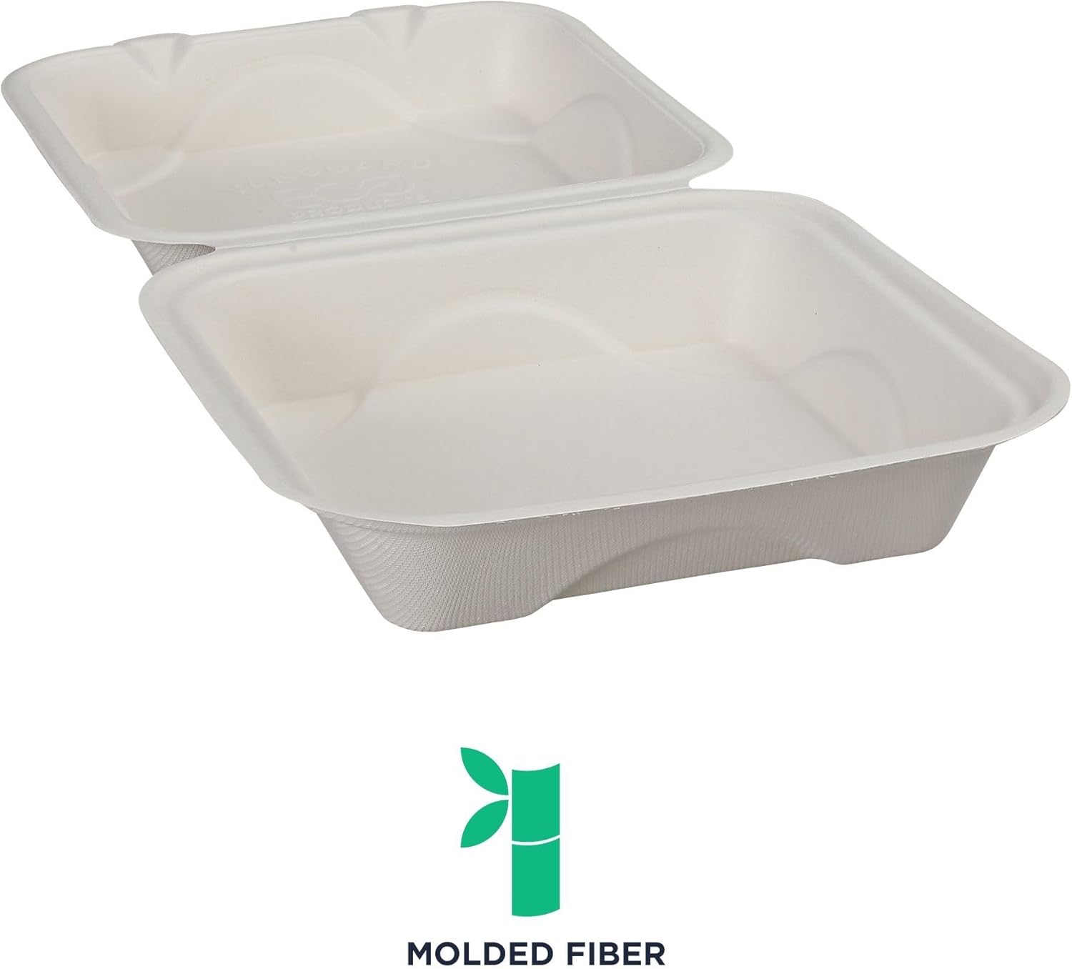 ECO PRODUCTS EP-HC81NFA Vanguard Clamshell Box, 200/Carton