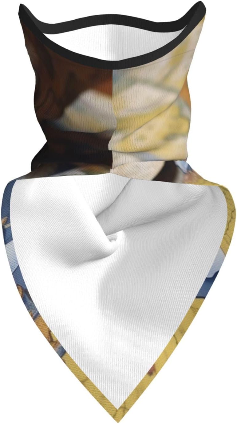 Protection Neck Gaiter Face Cover wallpaper Balaclava Scarf Mask, Windproof Breathable Sun Shield for Men Women, Skiing Hiking Cycling Outdoor Sports