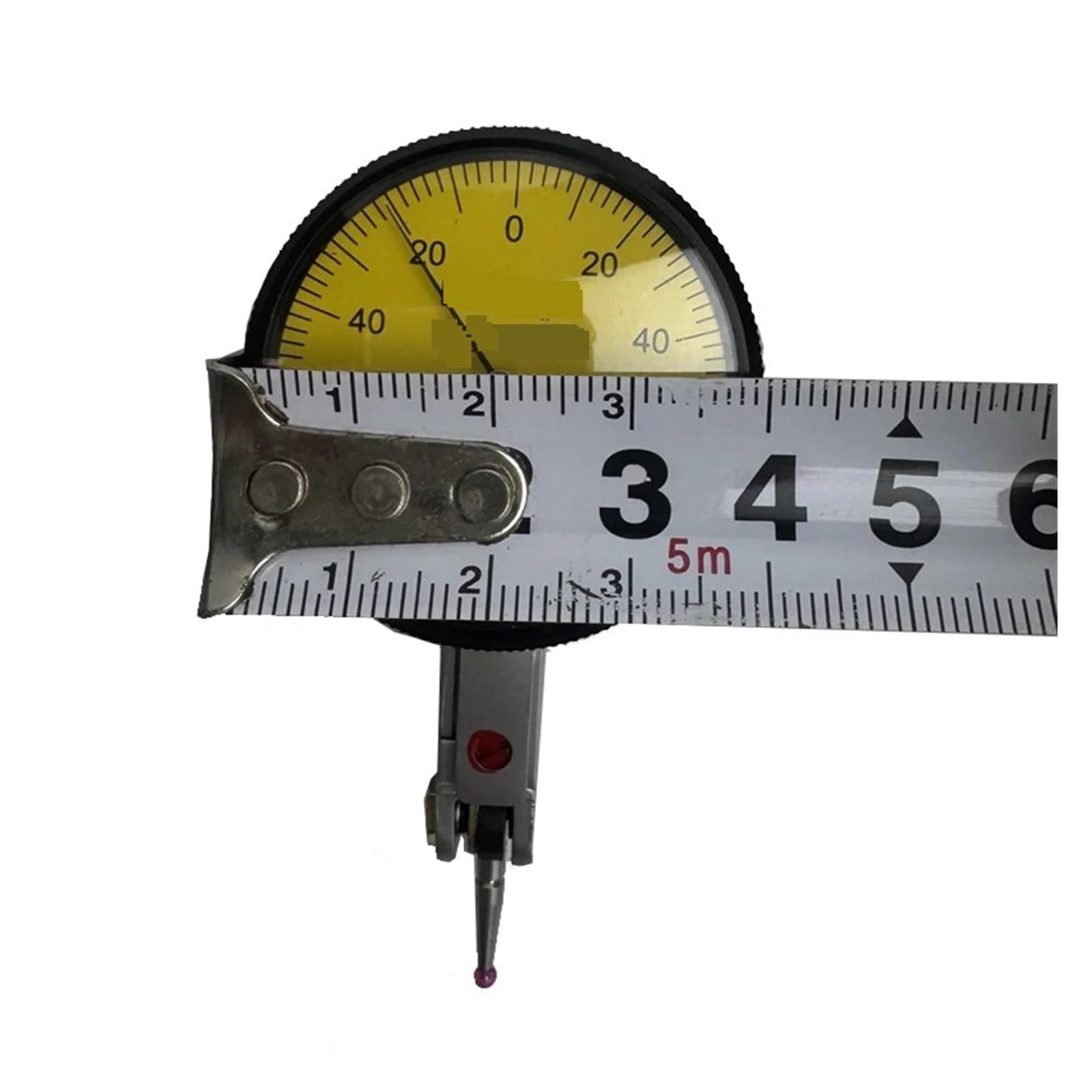 Indicador de Esfera, Palanca del medidor de cuadrante Indicador prueba indicador precisión Medidor Prueba(0-0.2 0.001mm)