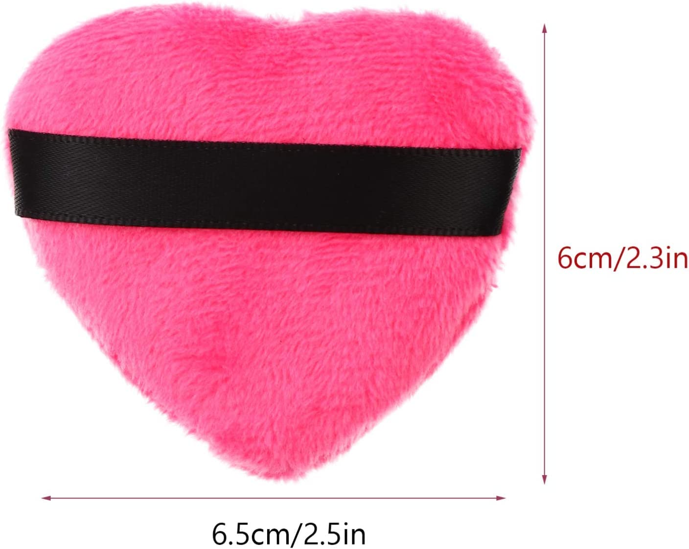Schwammkissen Puffs, Make-up-Schwamm-Mixer, Grundierungs-Schönheitswerkzeug, 8 Stück Puderquaste Gesicht Herz Make-up lose Puderkissen Make-up Schwamm für Konturierung unter Augen und Ecken