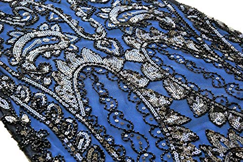 Image of Women 1920s Gatsby Vintage Sequin Flapper Fringe Party Plus Dress with 20s Accessories Set