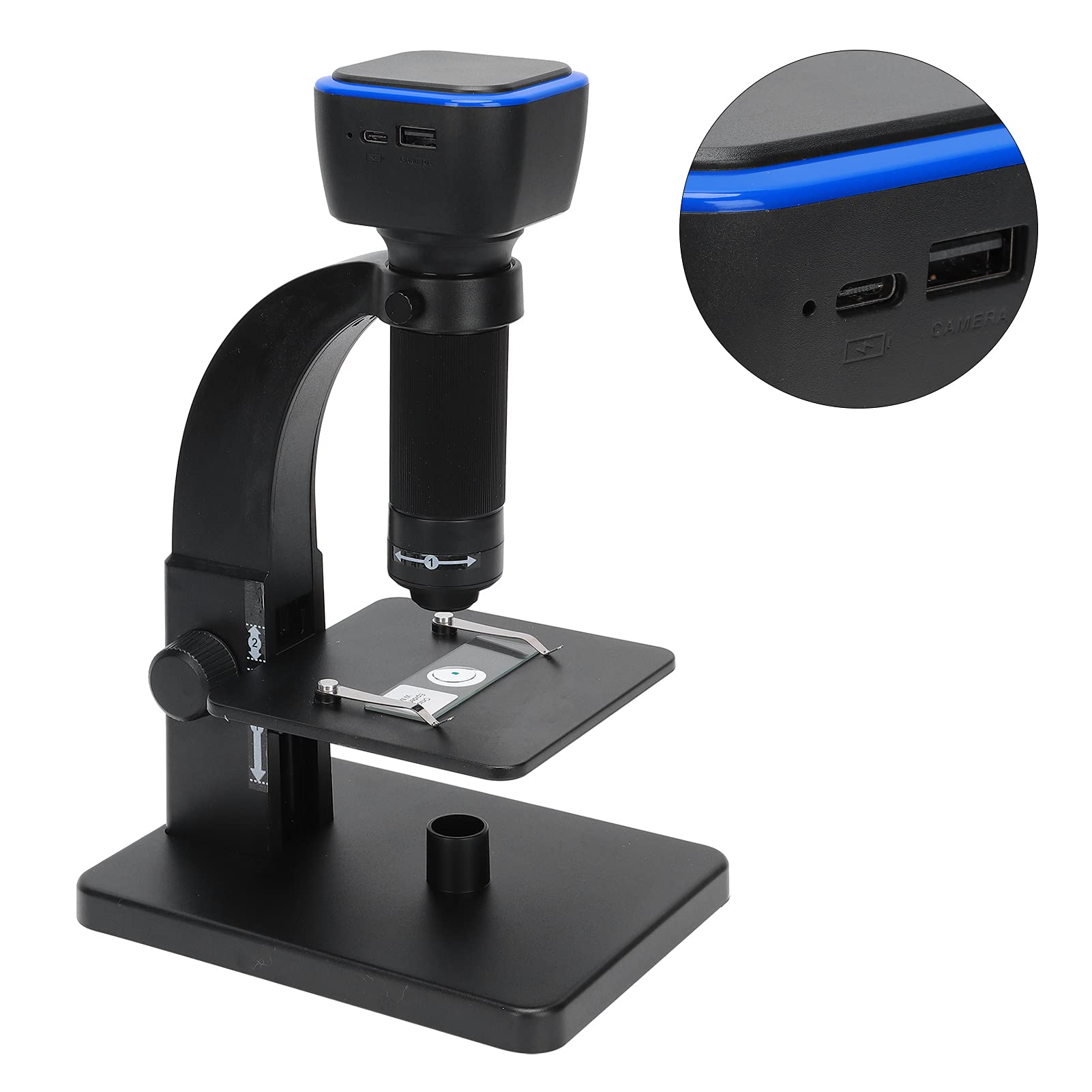 Mikroskop Cyfrowy Eujgoov Wifi USB Mikroskop Przemysłowy 2000X Powiększenie Cyfrowe Szkło Powiększające do Konserwacji