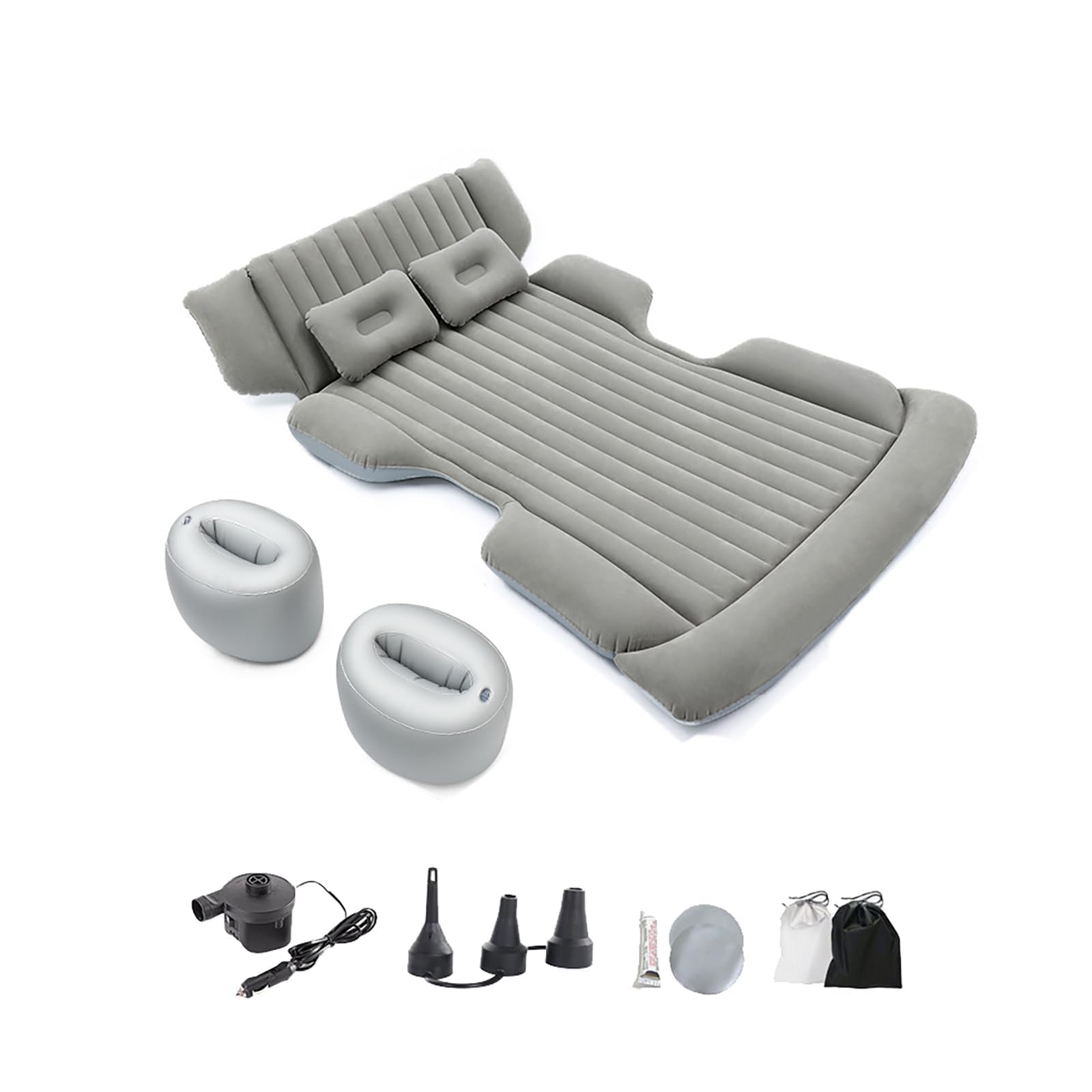 IYOUGSIAS Car Air Mattress, for Suzuki Alto K/GF/HA 1995-2019 2020 2021 2022 Heavy Duty Travel Camping Bed, Portable Back Seat Sleeping Pad, Foldable Car Travel Accessories,A