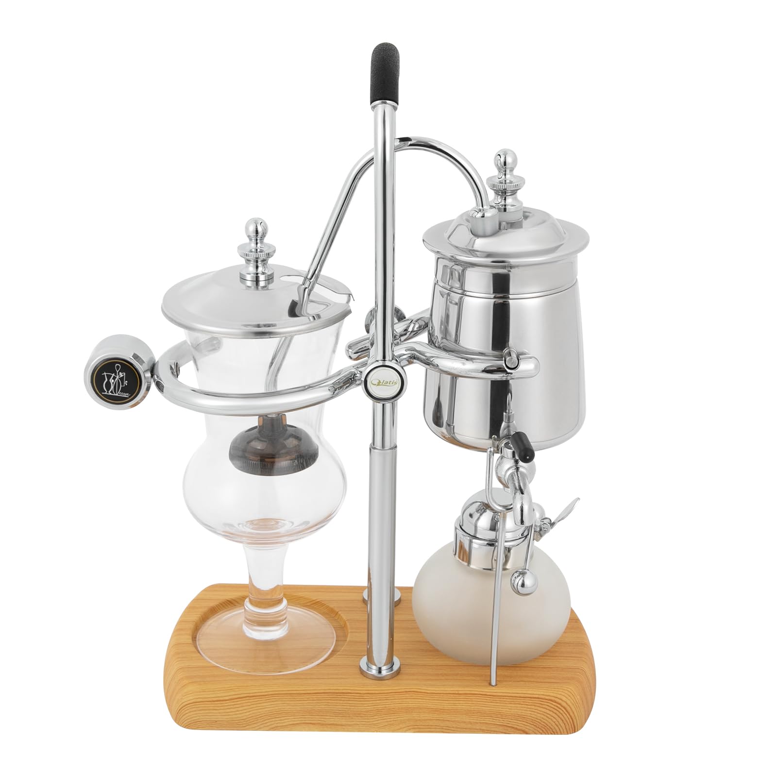 Syphon Machine à café Cafetière avec siphon Belgique Belgique Family Balance Siphon avec verre doseur et cuillère 23,5 x 12 x 38 cm