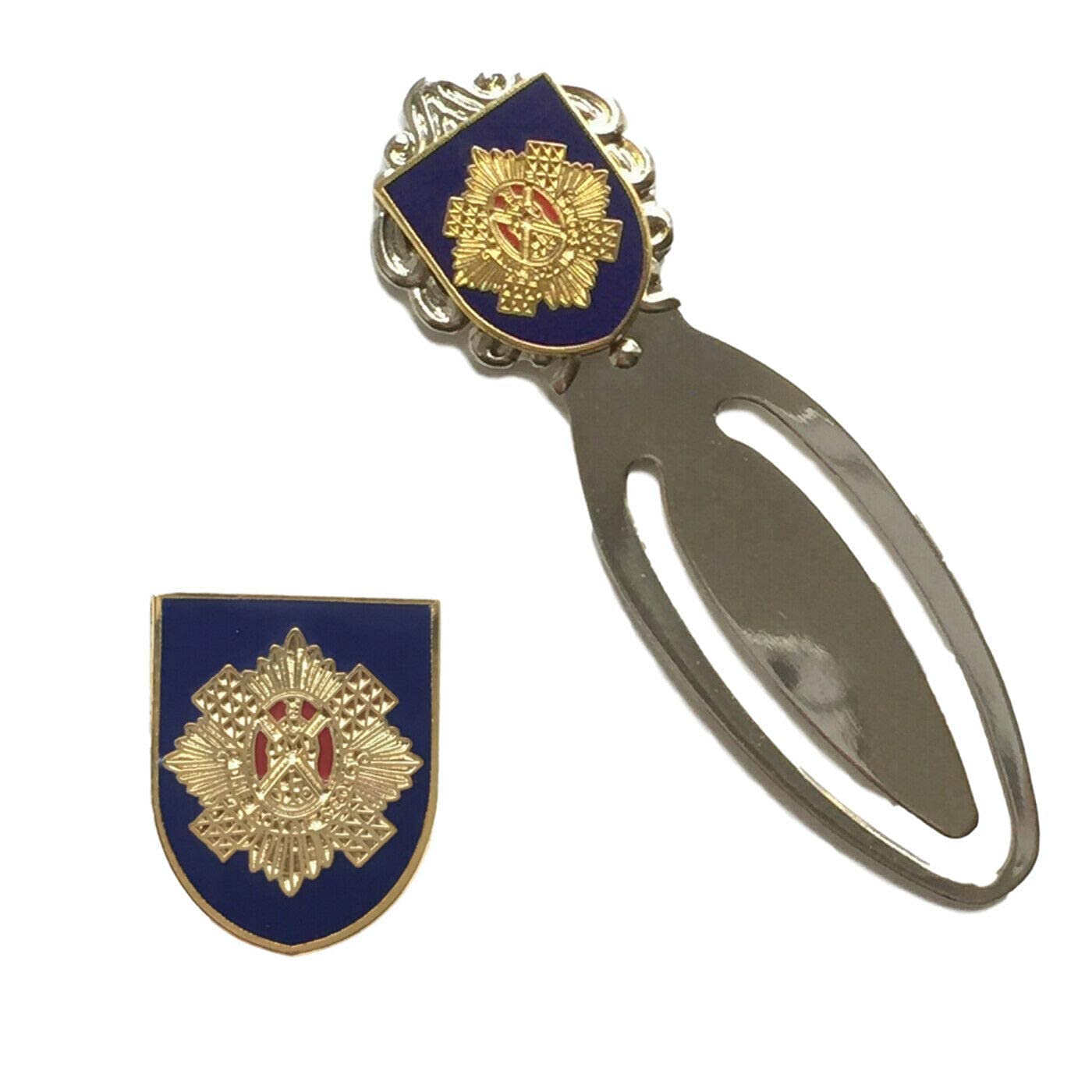 Smartbadge® Royal Scots Regiment Badge & Royal Scots Regiment Military Bookmark- M066+ 59mm Button Badge