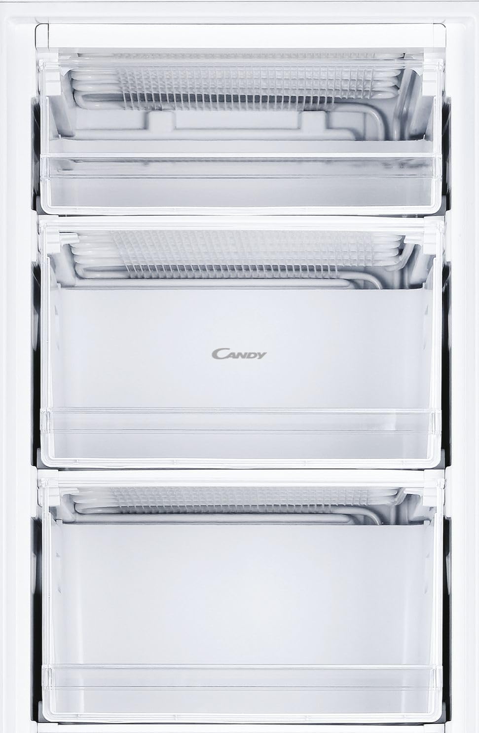 CUS68EWK Integrated Upright Freezer 95L Total Capacity, White, E Rated