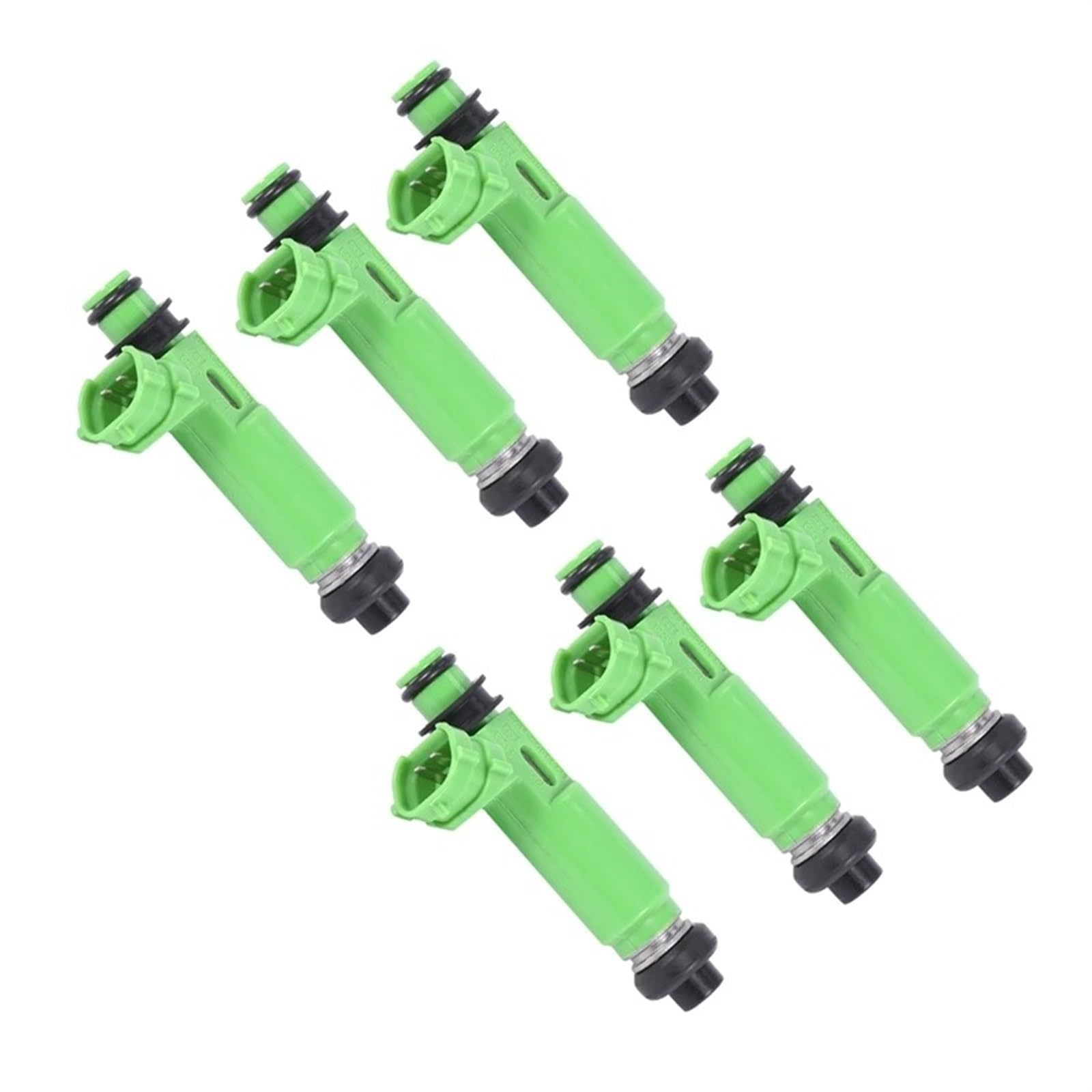 Valves Injecteur pour Mitsubishi pour Montero pour Sport 3.0L 6G72 1998-2003 Lot De 6 Injecteurs De Carburant 195500-3170 1955003170 MD332733 Soupapes Injection