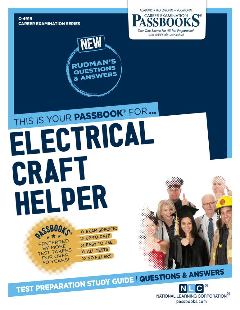 Product image of Electrical Craft Helper (C-4919): Passbooks Study Guide (Career Examination Series)