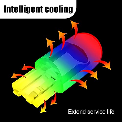 Miniatura 4 de 30 bombillas LED para automóvil, T10 6000 K, luces interiores universales para salpicadero, luz de cúpula, luz de letrero, luz de matrícula (blanco)