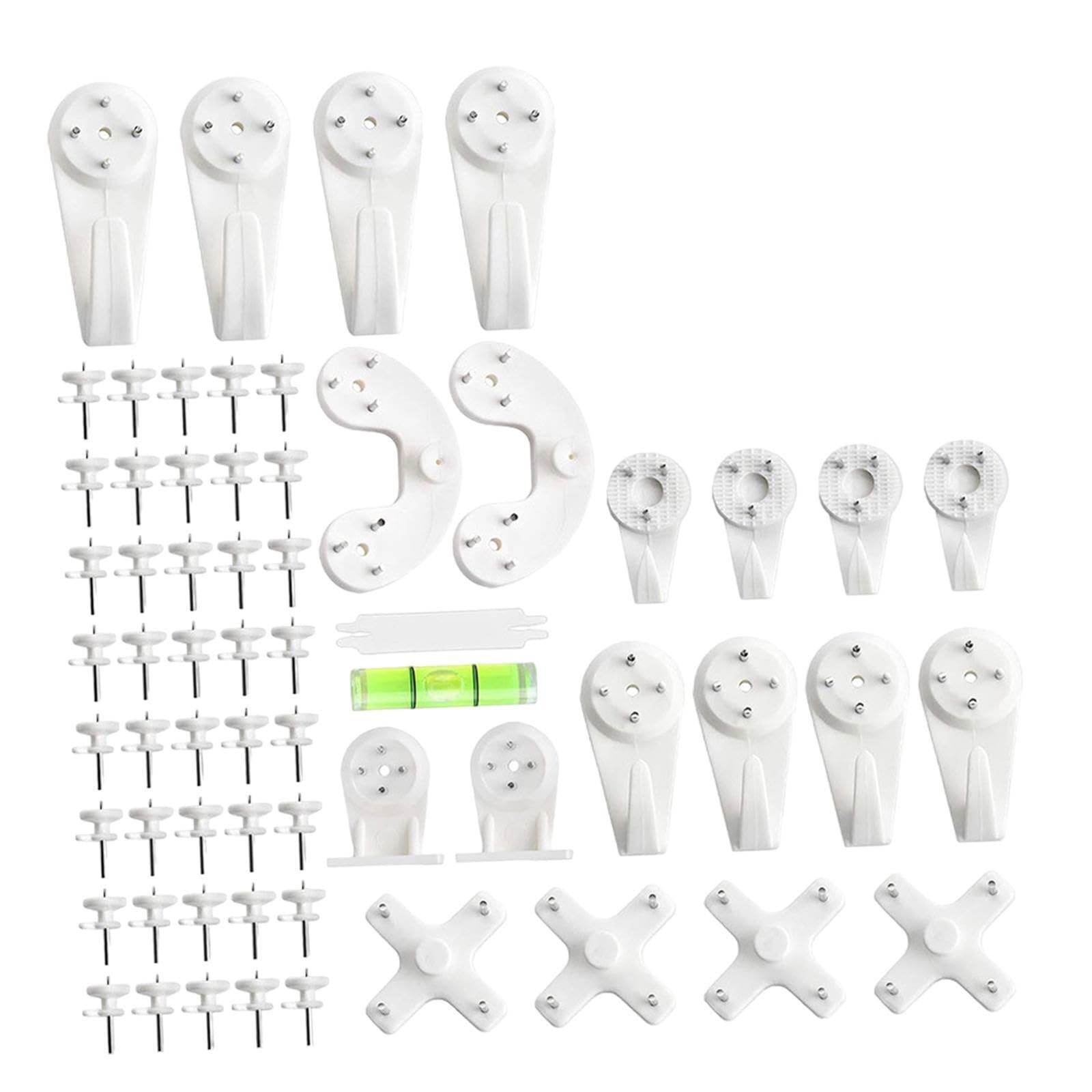 KTUXZCI Picture Hangers Non Trace Hooks Providing Premium Solutions Easy Artwork and Photo Display Hardwall Hangers are Suitable for Various Wall Surfaces.