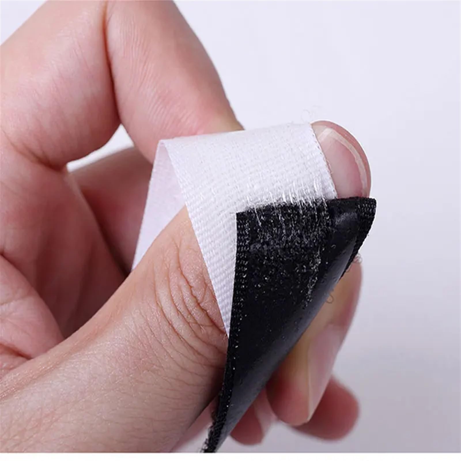 Nastro Magico In Tessuto Di Nylon Set di strisce autoadesive con nastro a strappo da 25 m di lunghezza con chiusura in tessuto di nylon con colla adesiva for accessori di abbigliamento for la casa Nas