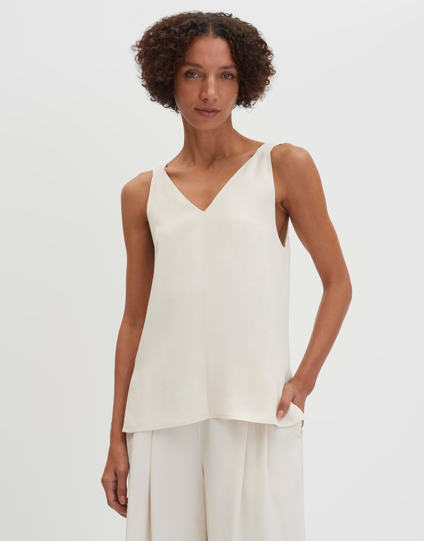 someday Damen Blusentop | Zartes Blusentop aus Viskose Crepe Regular Fit