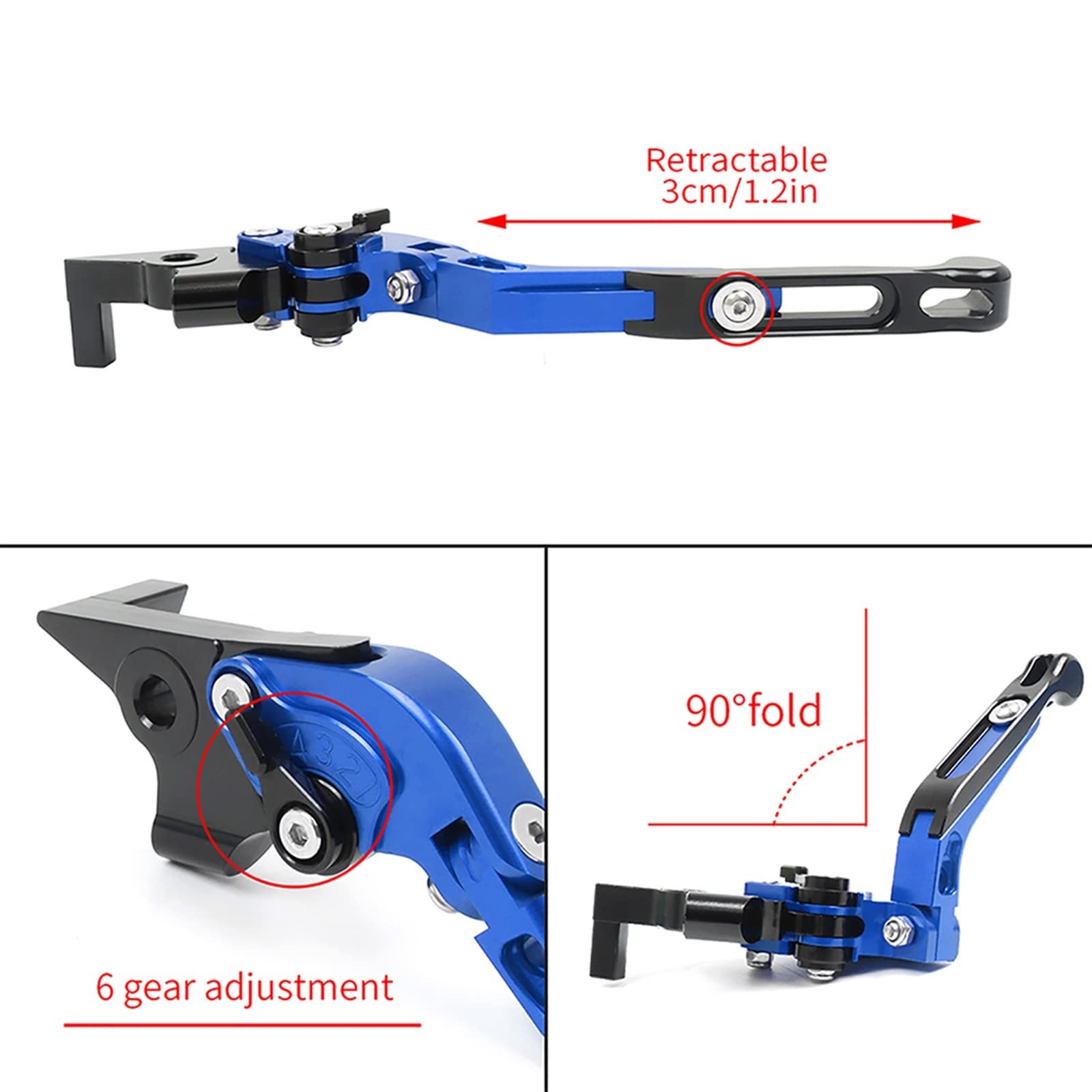 Leve Freno E Frizione Regolabili In Alluminio CNC Per KYMCO AK550 2017-2023 - Pieghevoli E Allungabili, Accessori Moto