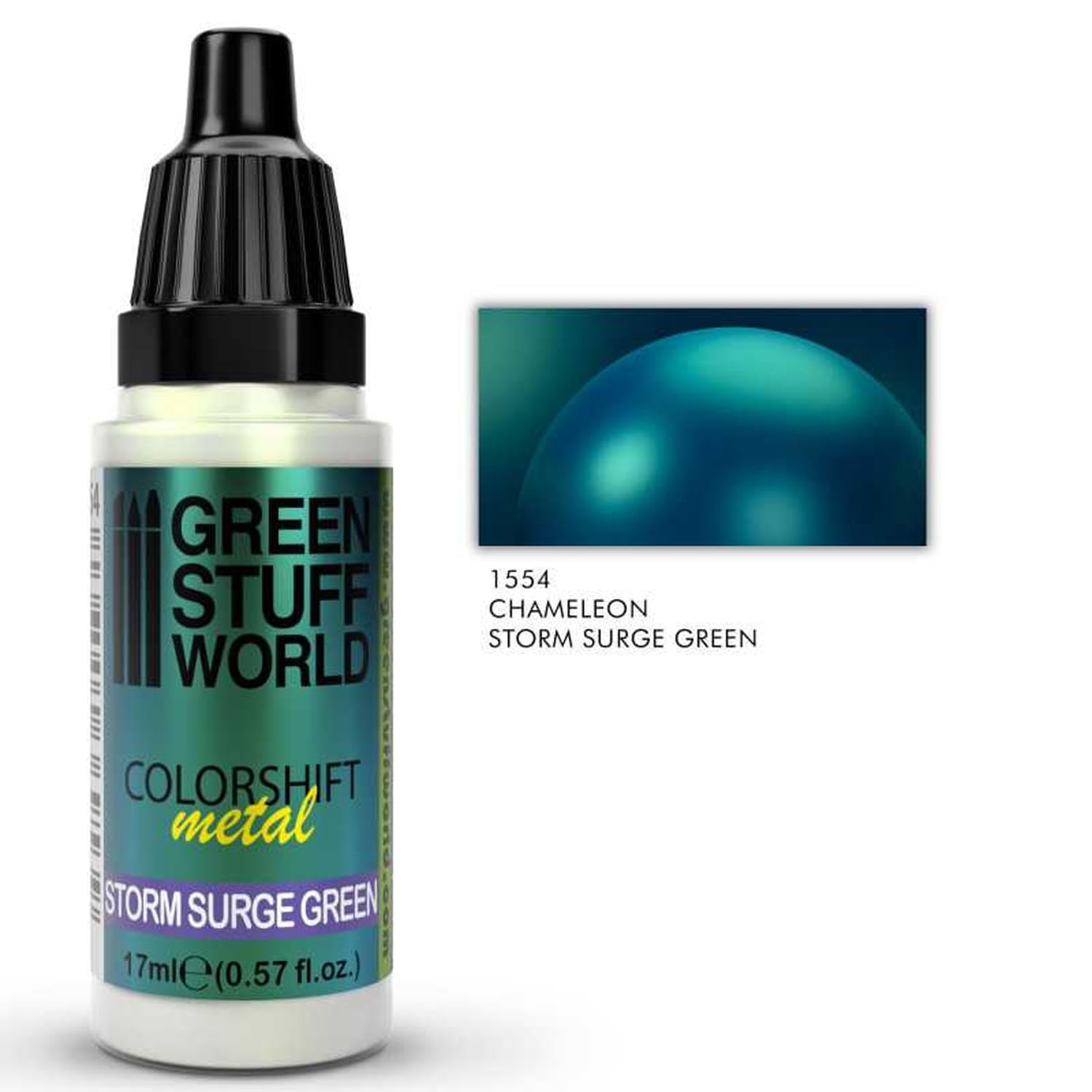 Green Stuff World - Colorshift Metal Storm Surge Green : Amazon.fr