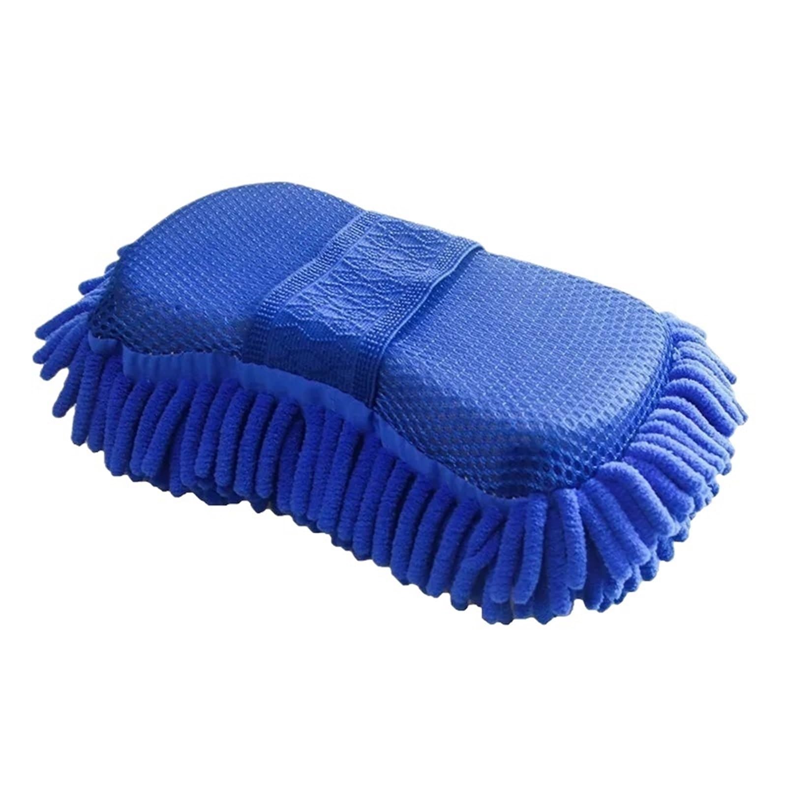 HEUchuan Fleece Car Wash Gloves 2pcs Wash Car Sponge Chenille Coral Velvet Large-sized Specialized Plush Cleaning Gloves