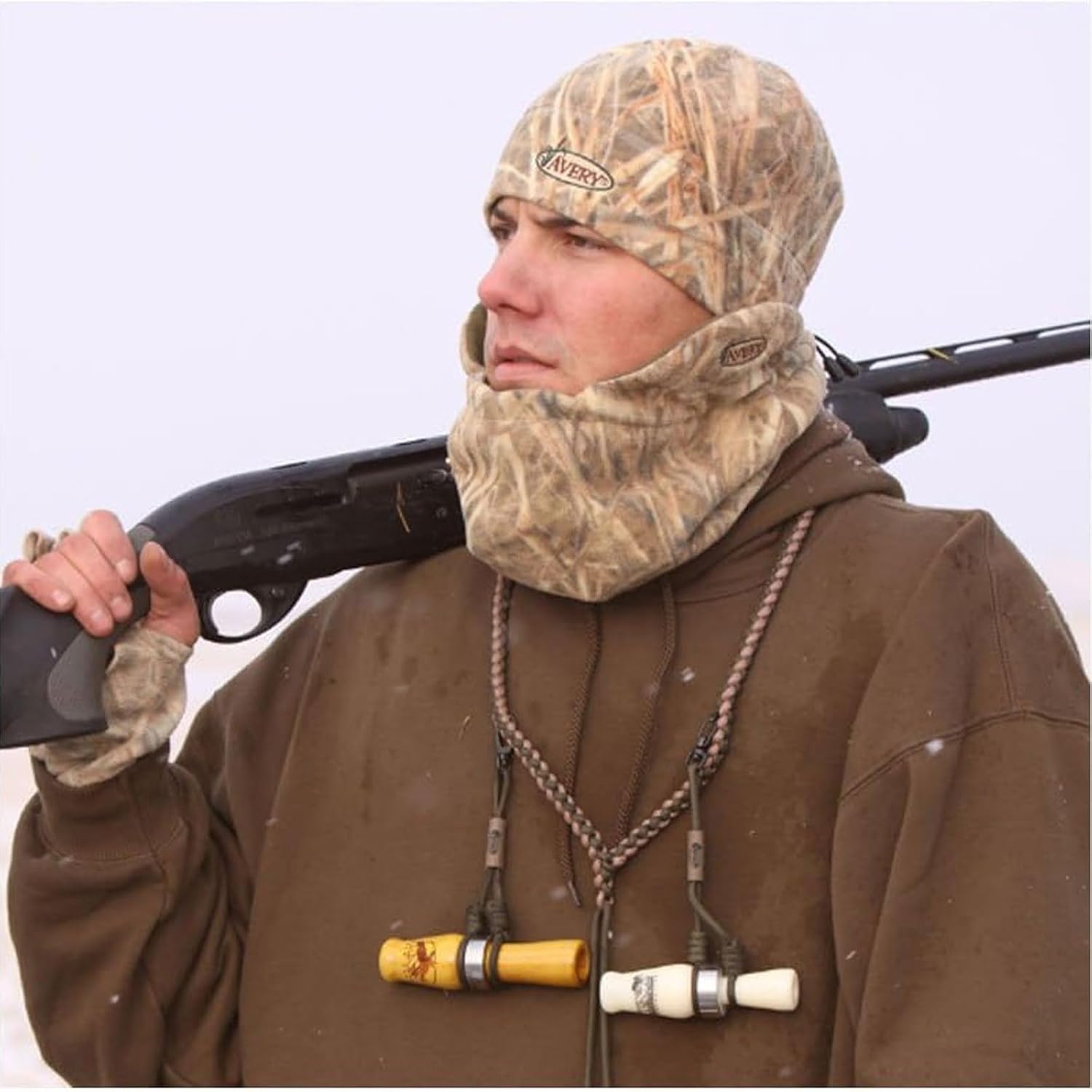 Avery DIY Duck Call Lanyard | Adjustable Hunting Lanyard for 8 Game Calls | Waterfowl Whistle Holder with Quick Connectors
