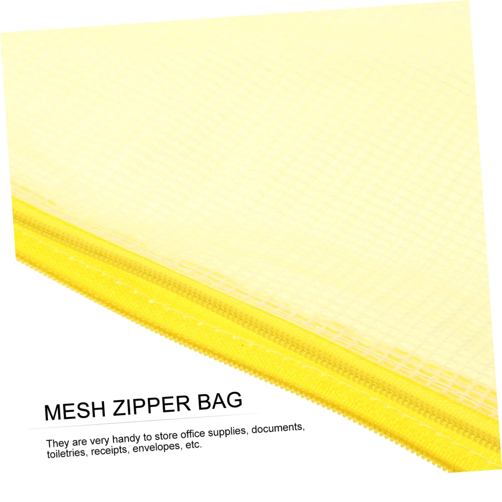 Angoily 20 Pezzi Sacchetti Documenti con Zip in Mesh Impermeabili per Ufficio e Scuola Organizer File Resistente Colore Casuale