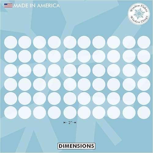 Miniatura 2 de 60 calcomanías de seguridad de vidrio grabado para vidrio  Calcomanías redondas de concientización de vidrio de 2 pulgadas para puertas de patio,